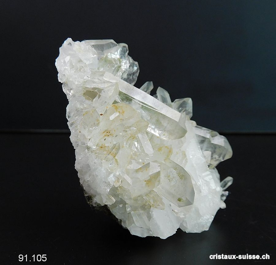 Quartz avec Chlorite du Catogne - VS, Suisse. Pièce unique