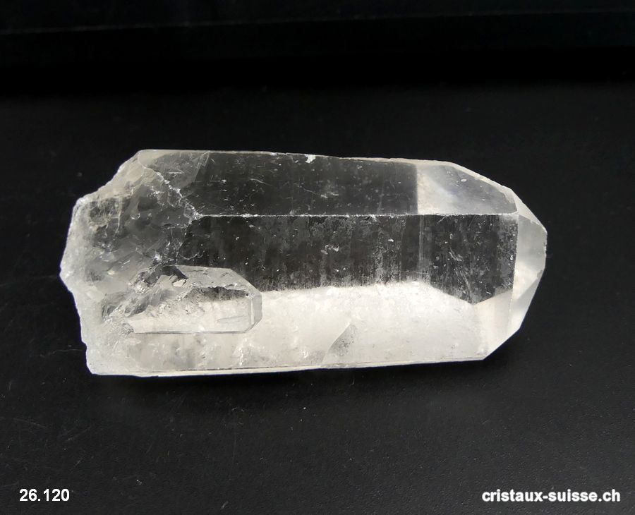 Cristal de roche pointe brute 7,2 cm. Pièce unique 72 grammes