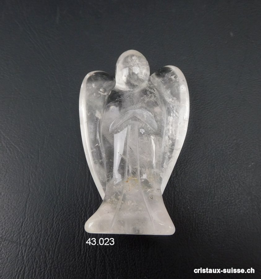 Ange Cristal de Roche 3,8 - 4 x 2,5 cm. OFFRE SPECIALE