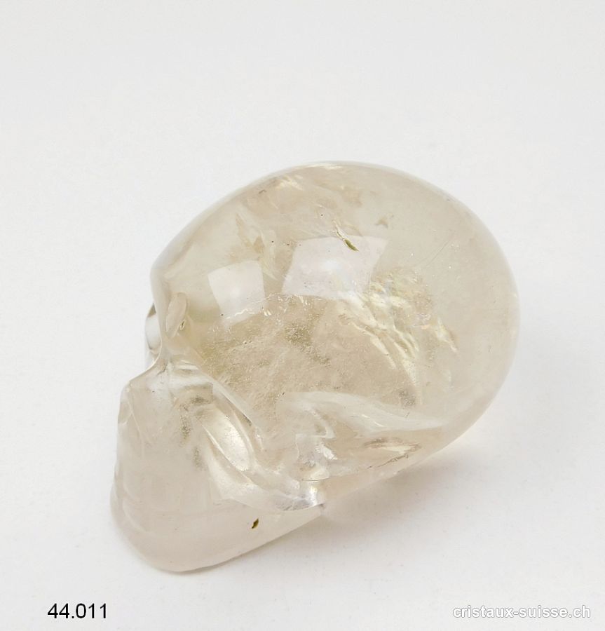 Crâne Citrine naturelle 6,5 cm. Pièce unique 189 grammes