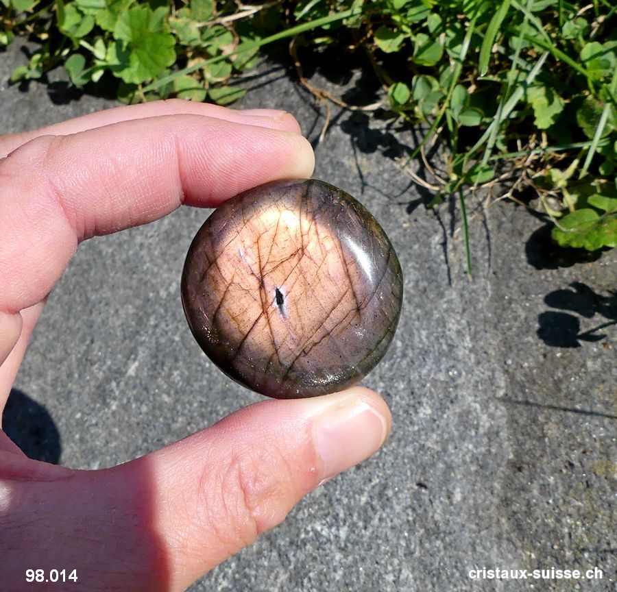 Labradorite-spectrolite polie. Pièce unique 35 grammes