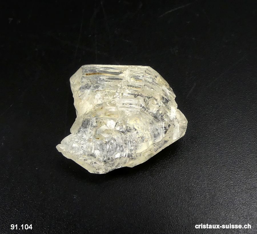 Quartz fenêtre, Suisse - Valais 2,6 x 2,2 x 0,9 cm. Pièce unique