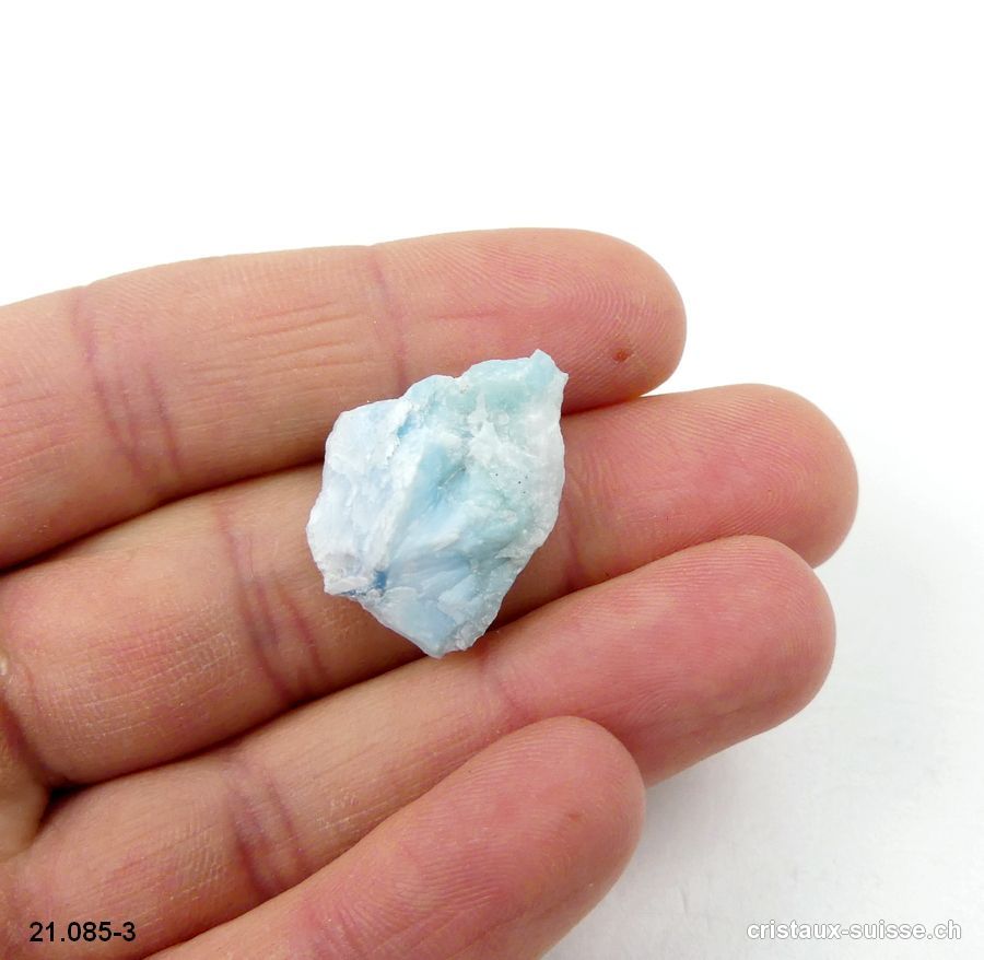 Larimar 1 face polie. Petite pièce unique 3 grammes