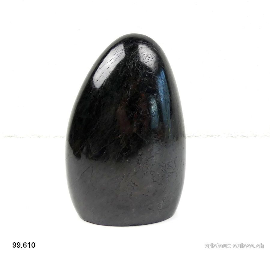 Tourmaline noire polie 11,5 cm. Pièce unique 946 grammes