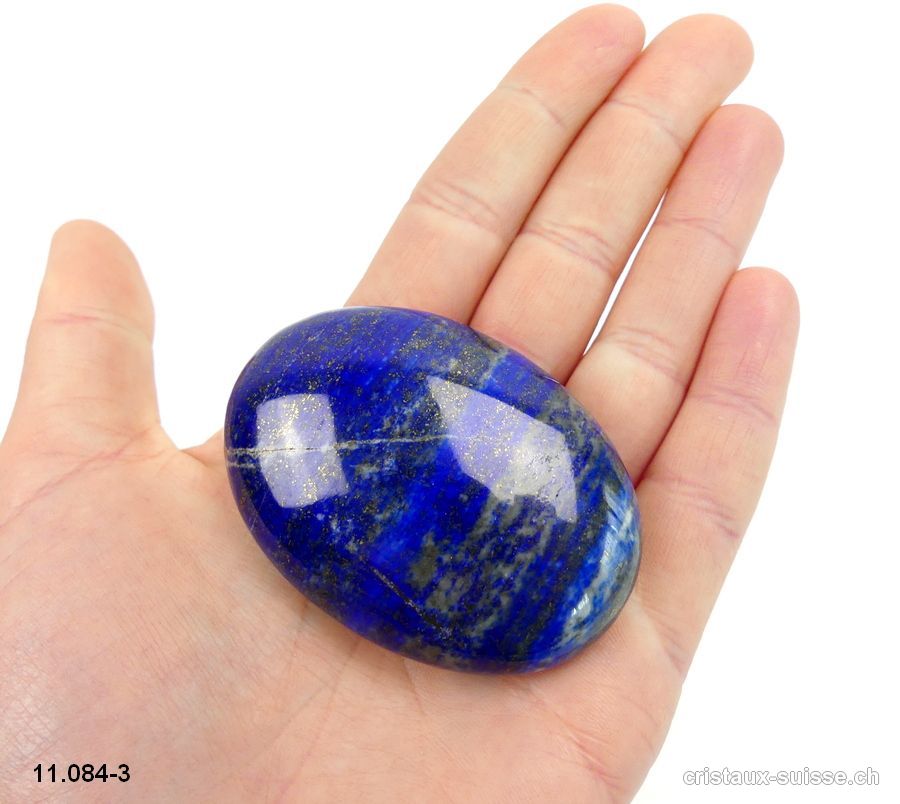 Lapis-Lazuli d'Afghanistan, galet 6 x 4,3 x 2 cm. Pièce unique