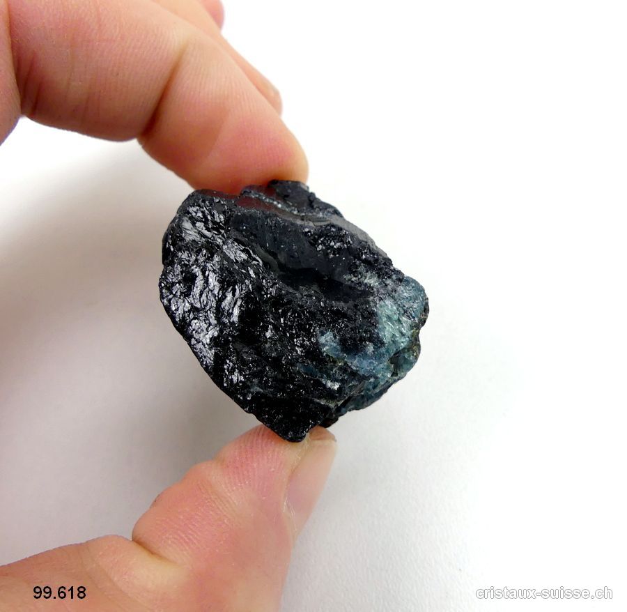 Tourmaline noire, bleue - indigolite et verte. Pièce unique