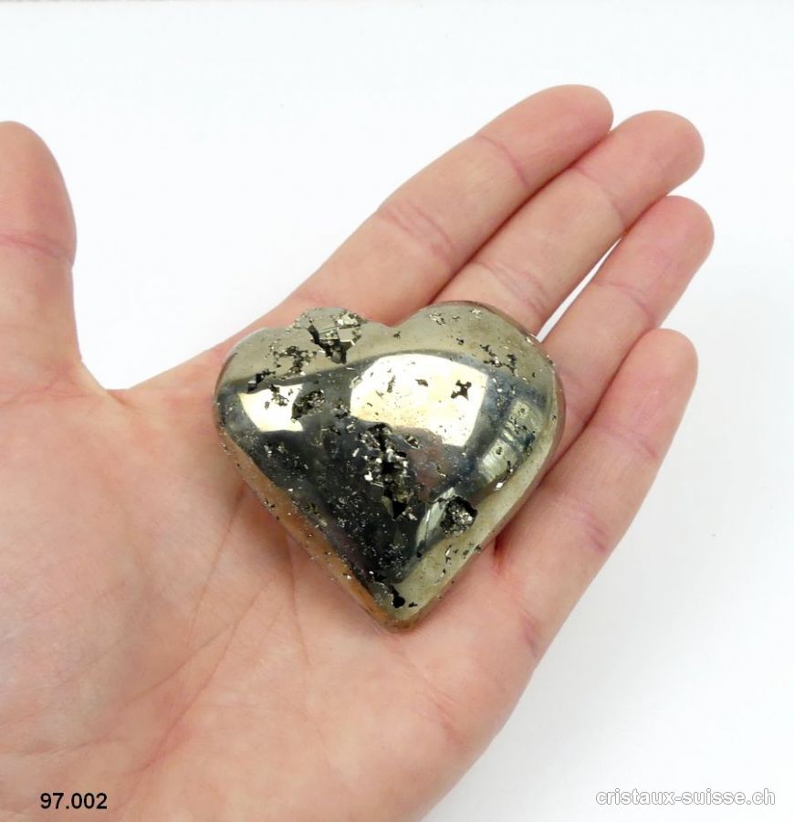 Coeur Pyrite du Pérou. Pièce unique 124 grammes