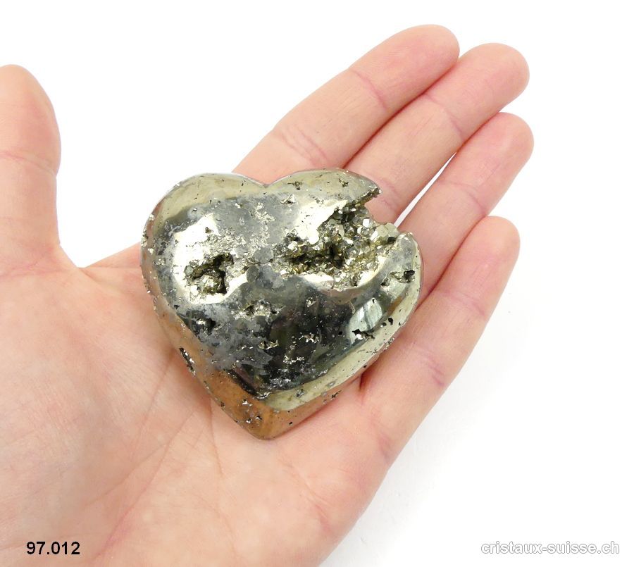 Coeur Pyrite du Pérou. Pièce unique 170 grammes