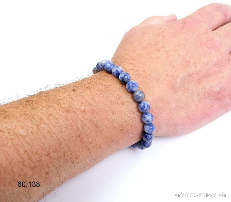 Bracelet Sodalite 8,5 mm / 21 cm