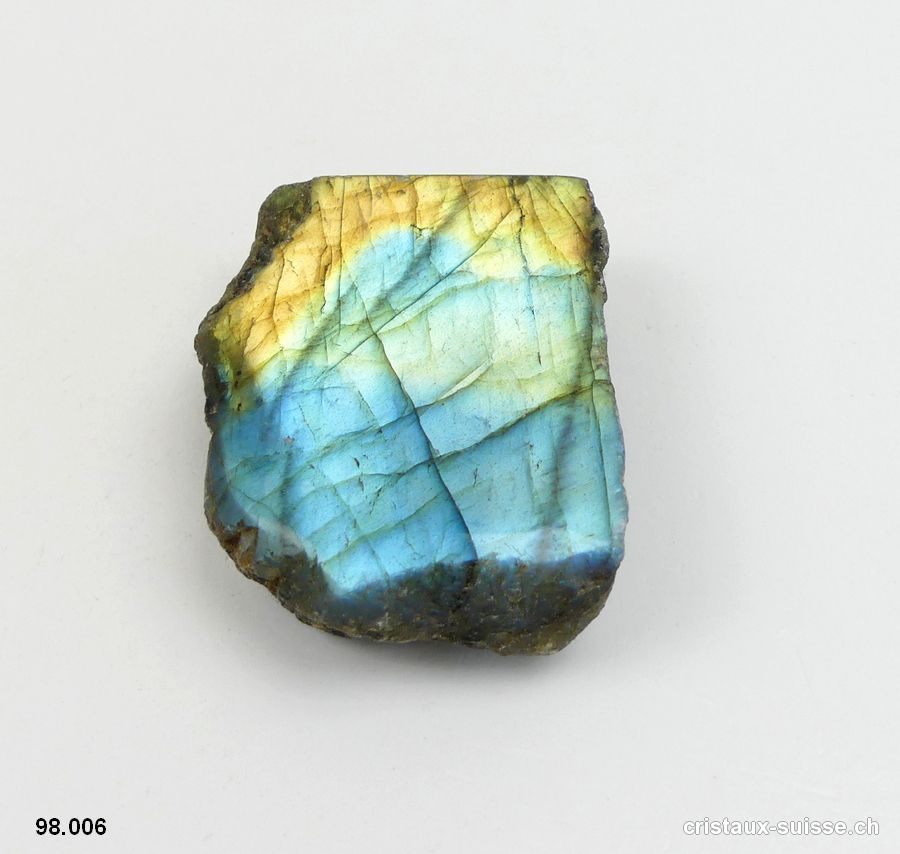 Labradorite 1 face polie. Pièce unique