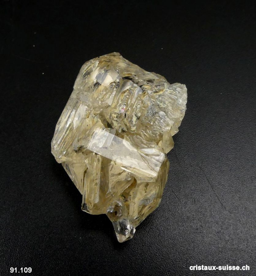 Quartz fenêtre, Suisse - Valais 3,7 x 2,4 x 1,3 cm. Pièce unique