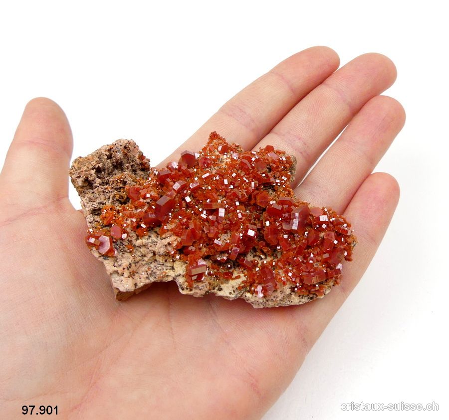 Vanadinite brute du Maroc. Pièce unique 87 grammes