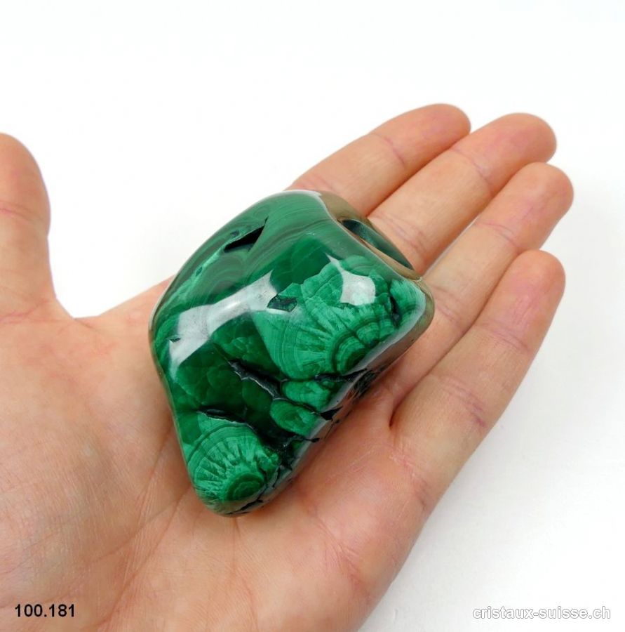 Malachite du Congo. Pièce unique 196 grammes