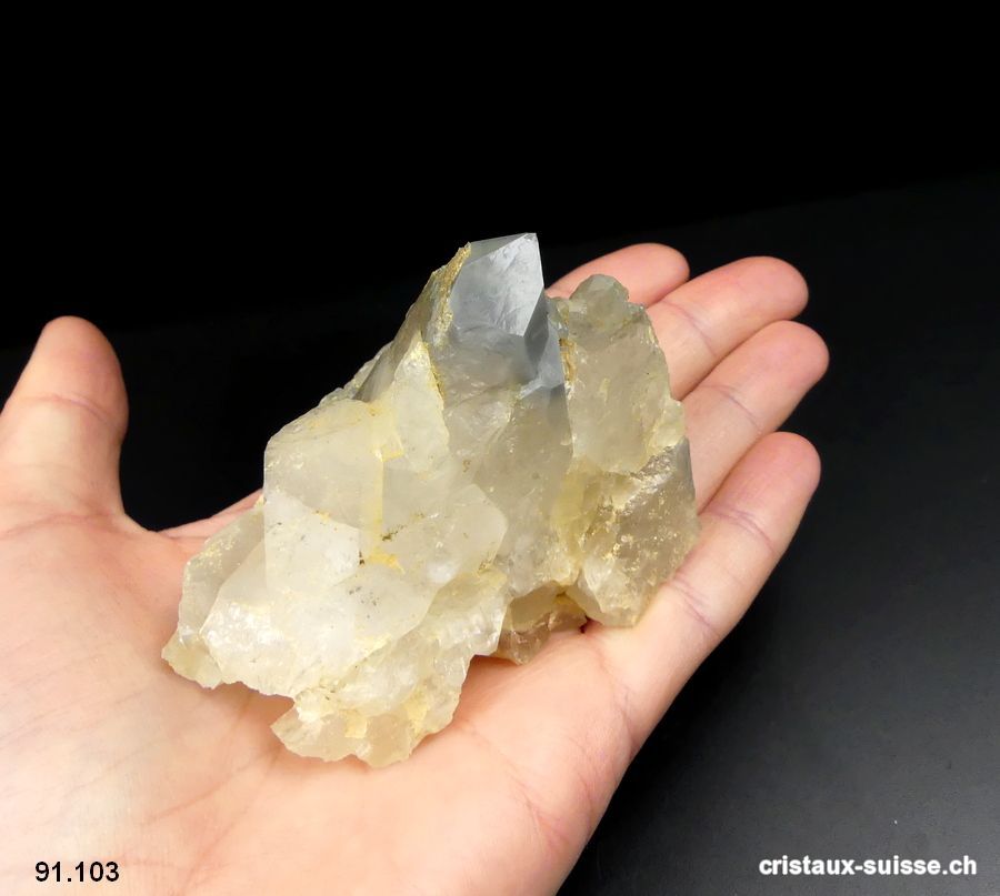 Quartz Suisse à inclusions de Schiste. Pièce unique