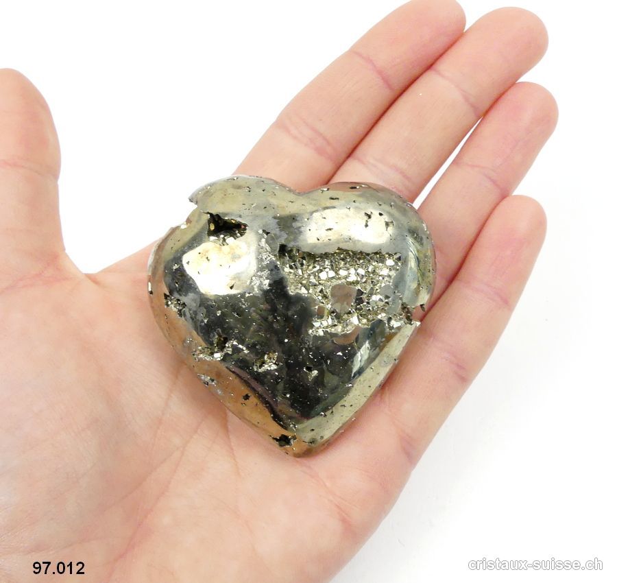 Coeur Pyrite du Pérou. Pièce unique 170 grammes