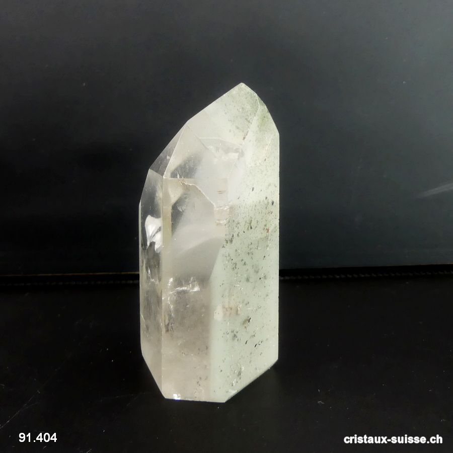 Quartz fantôme et chlorite. Pièce unique de 97 grammes