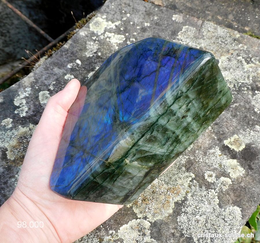 Labradorite polie. Pièce unique 1,4 Kg