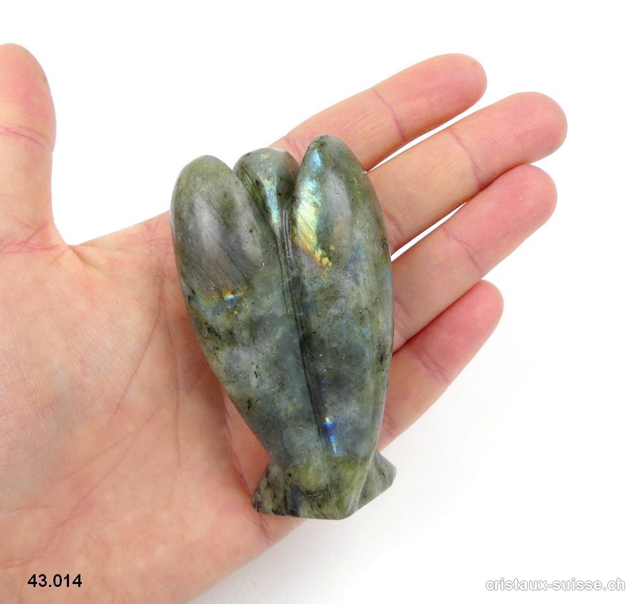 Ange Labradorite 7,6 x 4,4 cm. Pièce unique